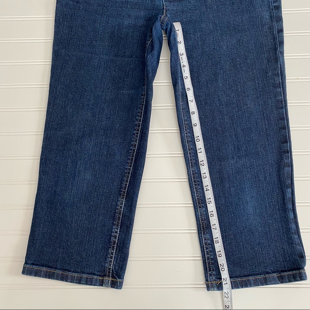 Ann Taylor Modern Fit Lindsay Waist Denim Capri Jeans Women’s Size 10 - Picture 10 of 12
